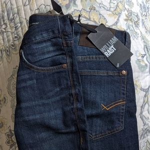 William Rast Isaac relaxed straight jeans. 30 waist. Tibet blue